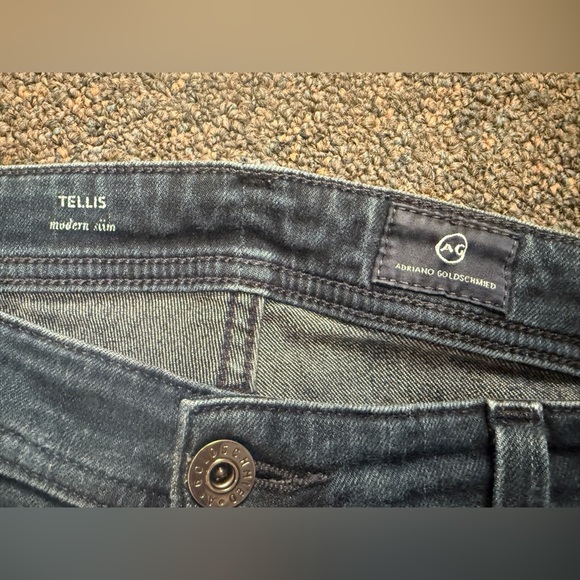 AG Adriano Goldschmied The Tellis Modern Slim Stretch Blend Jeans Mens 32 x 34 - Picture 3 of 9
